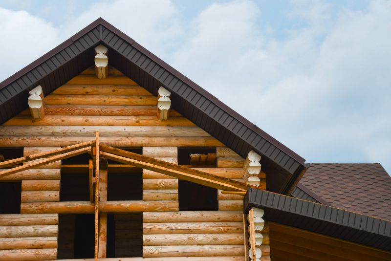Log Home Siding installation