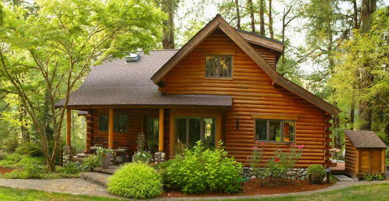 Log Home Siding installation