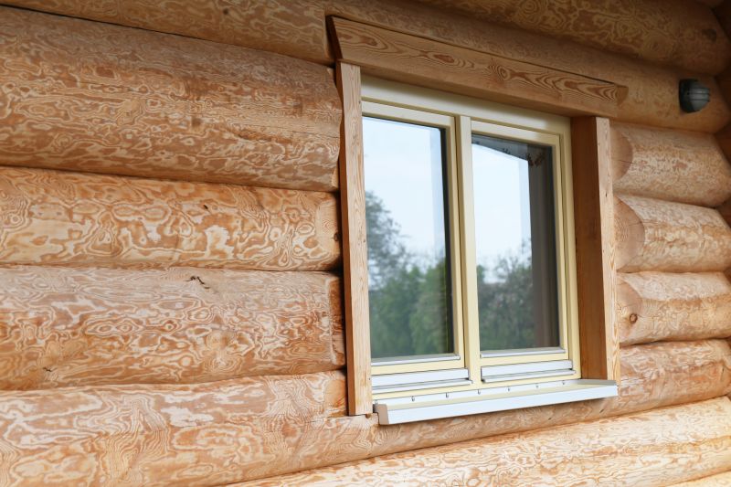 Products For Log Home Siding Installations in use