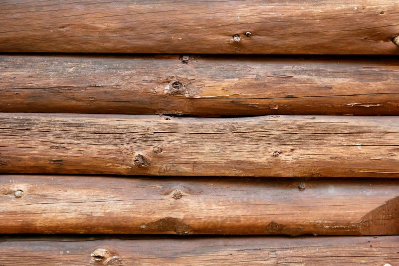 Natural rustic wood appeal